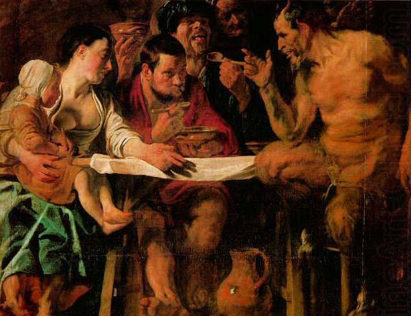 : The Satyr and the Peasant, JORDAENS, Jacob